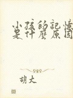 小孩的记忆力差是什么原因造成的