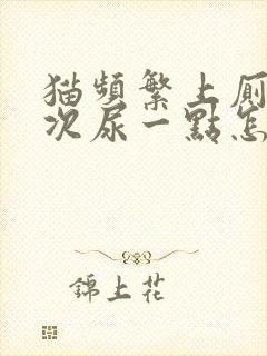 猫频繁上厕所每次尿一点怎么治