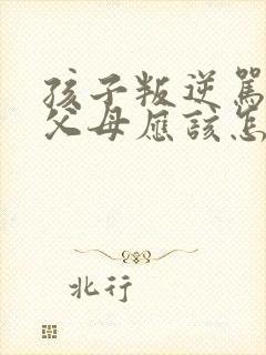 孩子叛逆骂父母父母应该怎样处理