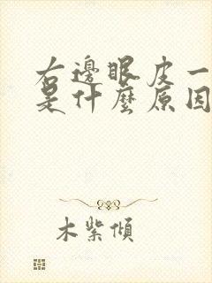 右边眼皮一直跳是什么原因