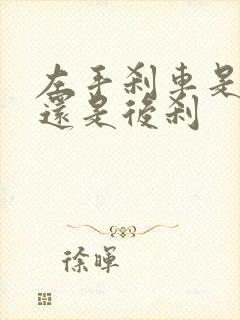 左手刹车是前刹还是后刹