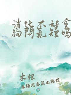 消化不好会引起胸闷气短吗