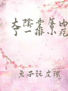 大阴囊唇内侧长了一排小疙瘩