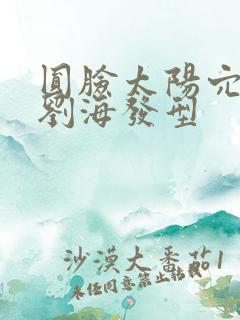 圆脸太阳穴凹陷刘海发型