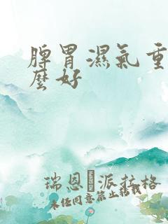 脾胃湿气重喝什么好