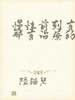 慢性前列有腺炎哪有治疗的