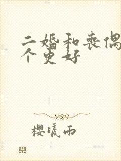 二婚和丧偶女哪个更好