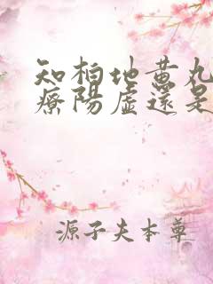 知柏地黄丸是治疗阳虚还是阴虚的