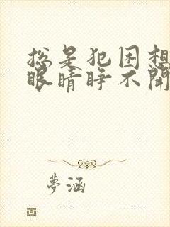 总是犯困想睡觉眼睛睁不开