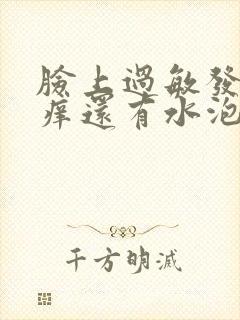 脸上过敏发红发痒还有水泡怎么解决