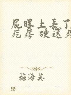 屁眼上长了一个疙瘩 硬还疼