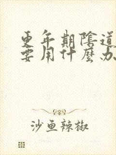 更年期阴道干涩要用什么办法