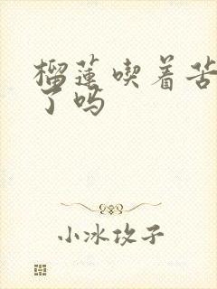 榴莲吃着苦是坏了吗