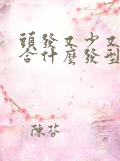 头发又少又软适合什么发型