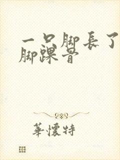 一只脚长了两个脚踝骨