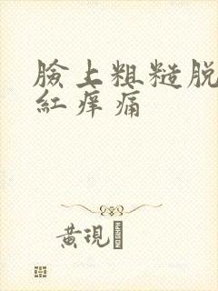 脸上粗糙脱皮发红痒痛