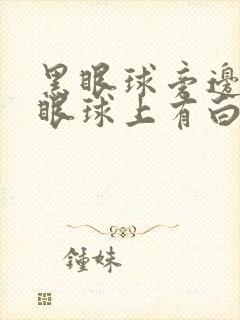 黑眼球旁边的白眼球上有白色凸起物