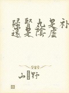 归肾丸是补阳虚还是阴虚