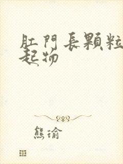 肛门长颗粒状突起物