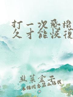 打一次飞机要多久才能恢复