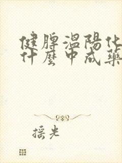 健脾温阳化湿吃什么中成药