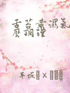 舌苔黄湿气重怎么调理