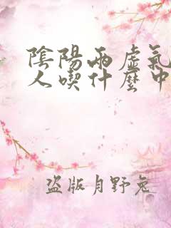 阴阳两虚气虚女人吃什么中药