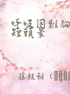 呼吸困难胸闷气短头晕