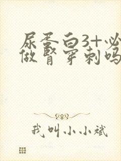 尿蛋白3+必须做肾穿刺吗