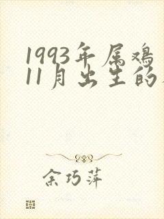 1993年属鸡11月出生的人命运