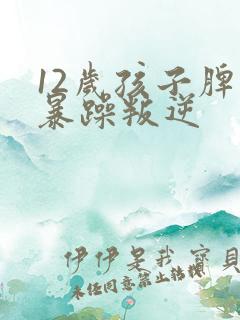 12岁孩子脾气暴躁叛逆