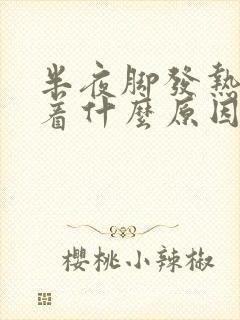 半夜脚发热睡不着什么原因