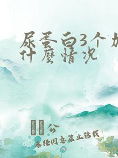 尿蛋白3个加号什么情况