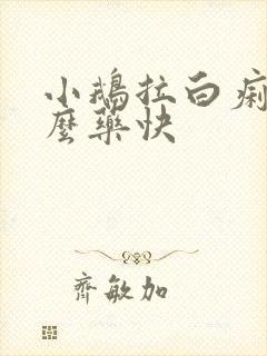 小鹅拉白痢吃什么药快