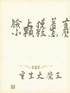 脸上摸着有很多小颗粒怎么办