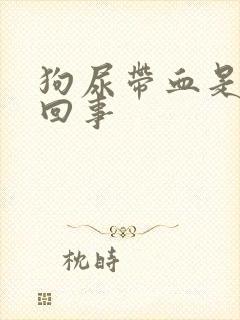 狗尿带血是怎么回事