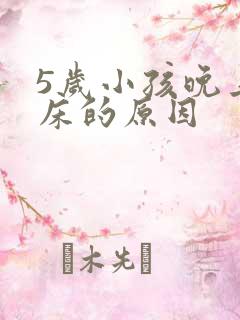 5岁小孩晚上尿床的原因