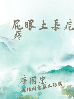 屁眼上长疙瘩很疼