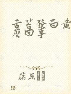 舌苔发白黄是怎么回事