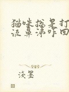 猫咪总是打喷嚏流鼻涕咋回事