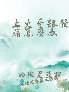 上火牙龈发炎肿痛怎么办