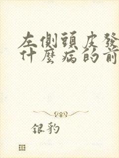 左侧头皮发麻是什么病的前兆