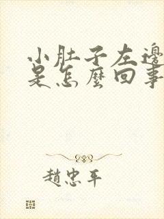 小肚子左边胀疼是怎么回事