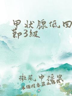 甲状腺低回声结节3级