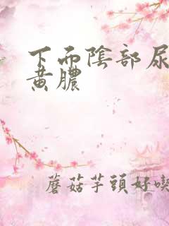 下面阴部尿道流黄脓