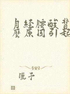 月经腰酸背痛什么原因引起的