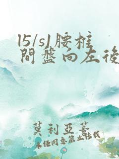 l5/s1腰椎间盘向左后方突出