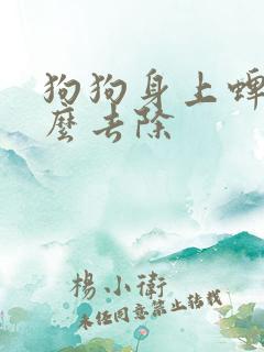 狗狗身上蜱虫怎么去除