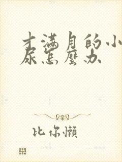 才满月的小狗乱尿怎么办