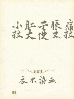 小肚子胀痛,想拉大便又拉不出来是什么原因